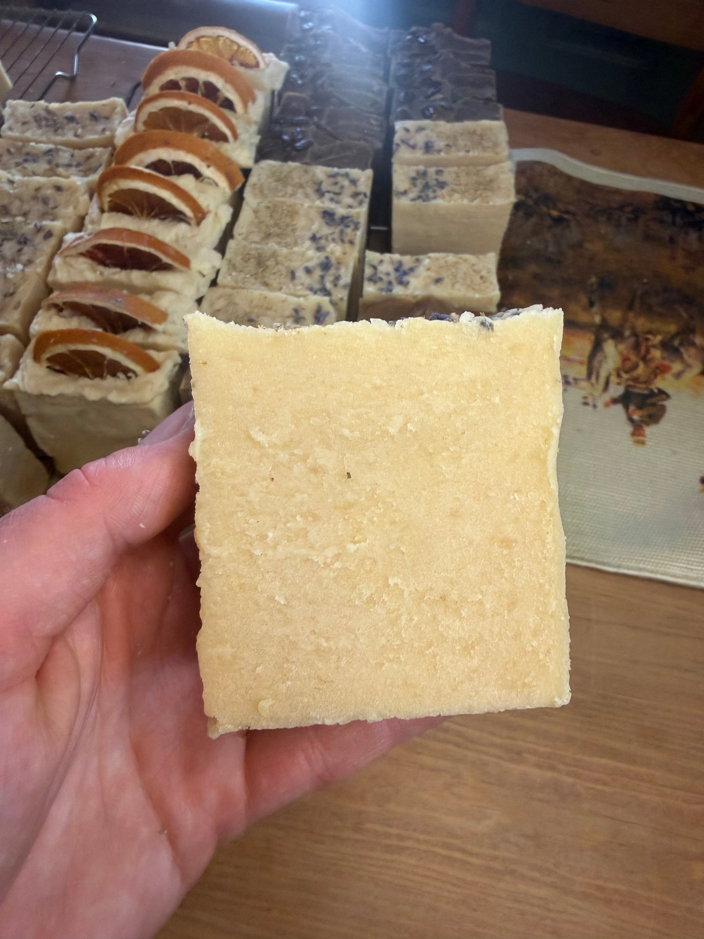 Lavender & Chamomile Tallow & Goat Milk Soap Bar