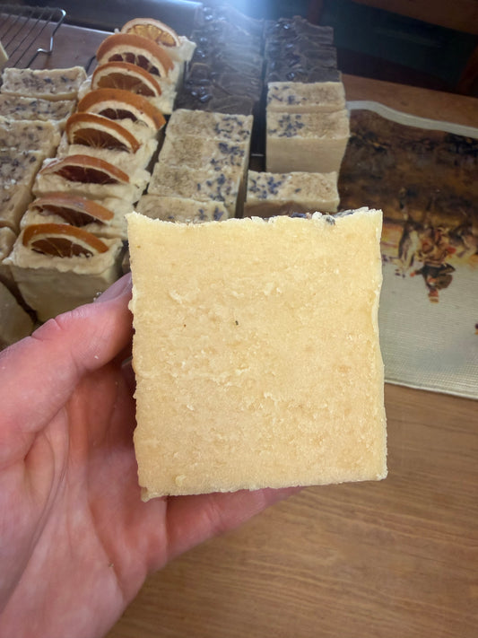 Lavender & Chamomile Tallow & Goat Milk Soap Bar