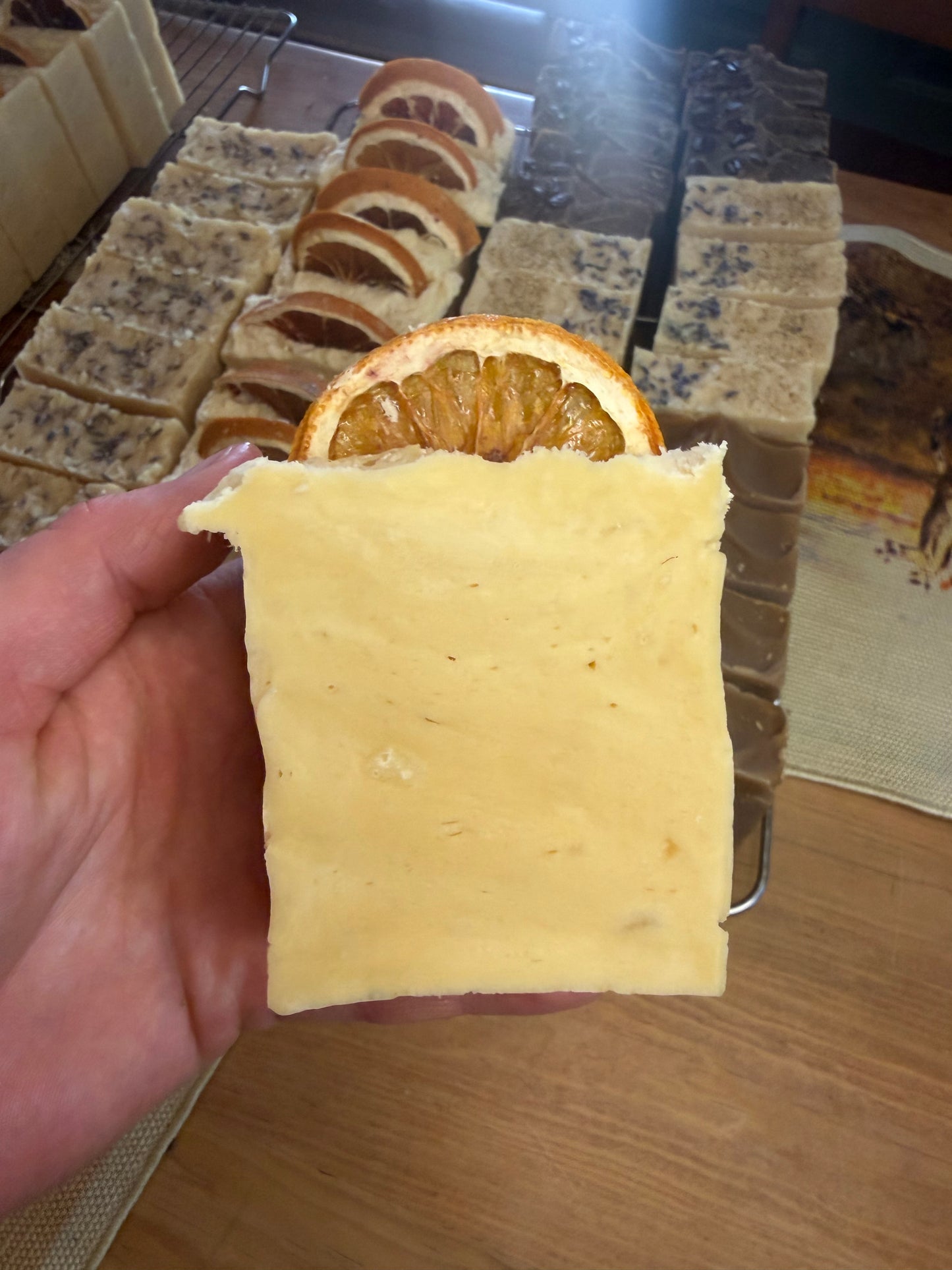 Orange Cream Tallow & Goat Milk Soap Bar